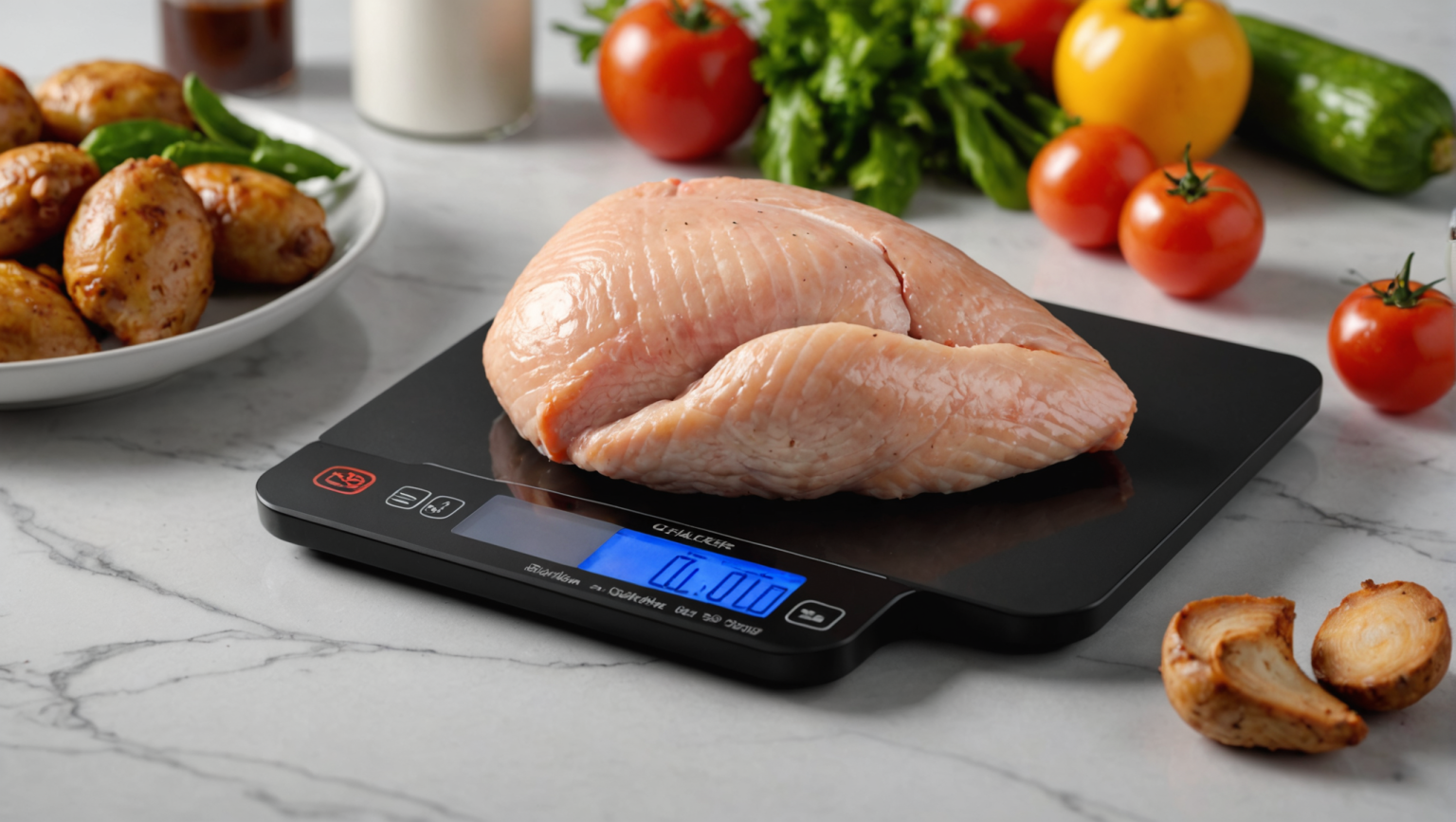 🥗 Protéines à la loupe Combien en trouveton dans 100g de poulet ? 🍗