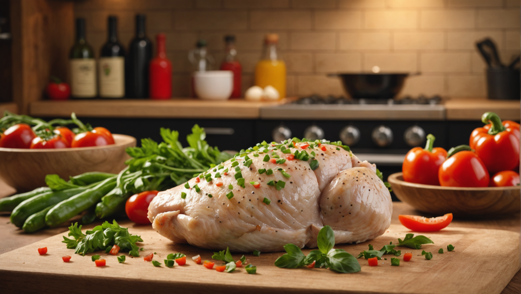 🥩 Poulet à la Loupe Combien de Protéines dans 100g ? 💪