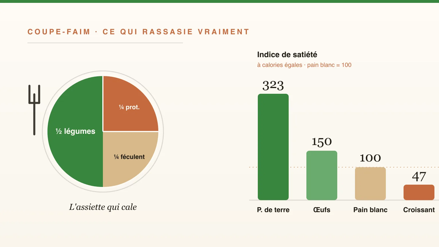 Aliments coupe-faim : comment couper la faim naturellement (et les faux amis)